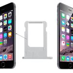 iPhone 6/6S nano sim holder (Sølv)